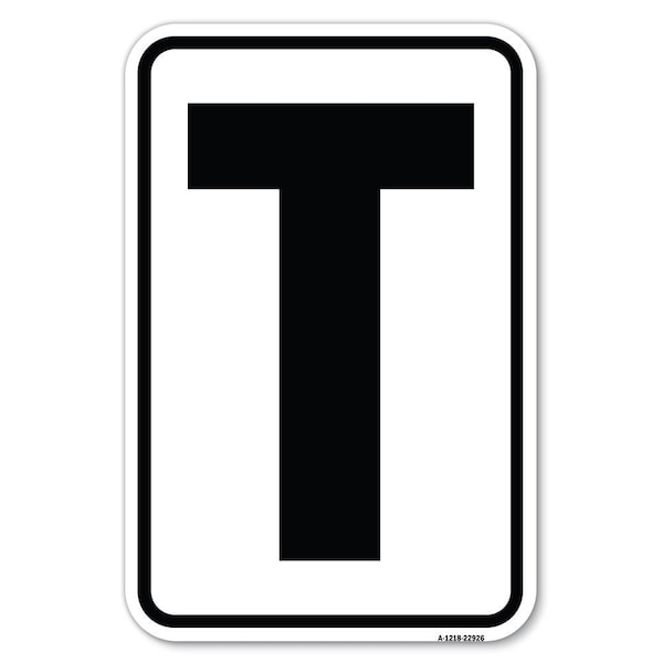 Safety Sign, 12 in Height, Aluminum, 18 in Length, 22926